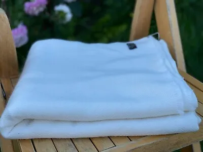 £80 • Buy Pure Cashmere Blankets/throws Bed Home Handmade In NEPAL White Diamond Weave