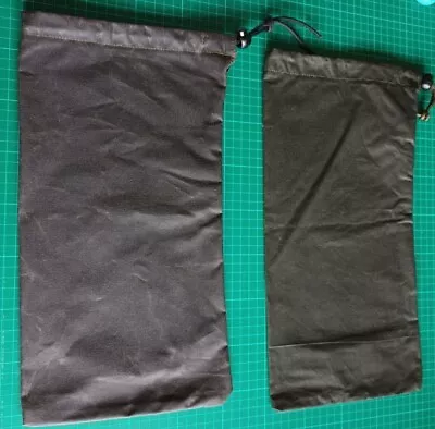 Bushcraft Wild Camping Tarp Bag In Waxed Canvas • £7.50