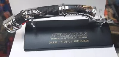 Master Replicas STAR WARS DARTH Tyranus .45 Scaled LIGHTSABER SW-320 Episode 3 • $32.71