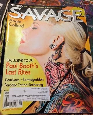 Savage Magazine Yellow Cover Called Booth Left Rights With Plastic Protector • $7.99