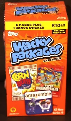 2012 Wacky Packages Series Ans 9 Sealed Bonus Box 6 Pks + B1 Bonus Sticker Flab • $29.97