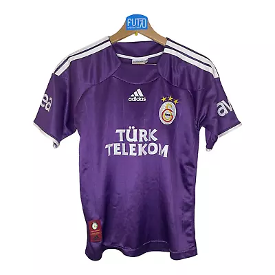 Galatasaray Football Shirt Men's Size XS 2009/10 3rd Kit Purple Vintage ARDA #10 • £29.99