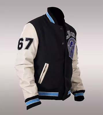 Beverly Hills Cop Axel Foley Detroit Lions Vintage Sports Letterman Jacket • $182.99