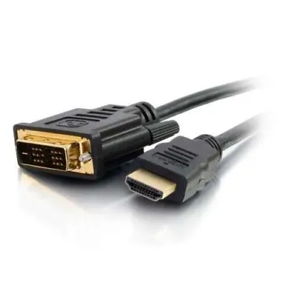 HDMI To DVI-D Single Link 18+1 PIN Monitor Display C2G 42516 Male/Male HDTV6.6Ft • $5.39