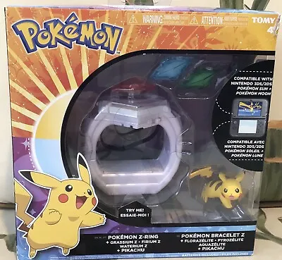 $46 • Buy Tomy Pokémon Pokemon Z-Ring Bracelet Pikachu Set Nintendo 3DS 2DS Sun Moon