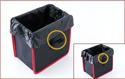 Auto Car Trash Bag Litter LeakProof Bin Wastebasket Holder Container Storage Box • $40.49