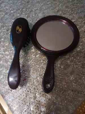 Vintage Hand Mirror And Brush Set  • $6