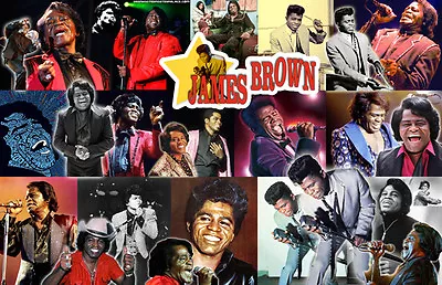 JAMES BROWN Collage Poster • $9.99