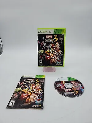 Marvel Vs. Capcom 3: Fate Of Two Worlds (Xbox 360 2011) CIB NEAR MINT FREE SHIP • $19.99