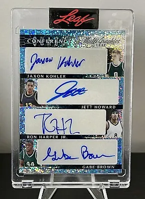 2023 Leaf MultiGraphics Sealed KOHLER HOWARD HARPER BROWN Quad Auto #/10 • $29.99