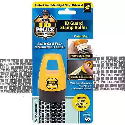 ID Police Identity Protection Roller Stamp By BulbHead - Helps Stop ID Theft • $12.50