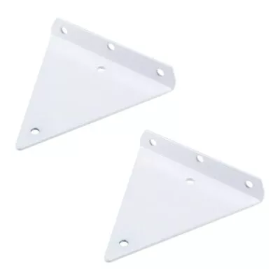2PCS White Shelf Brackets Triangle Brackets Hidden Shelf Bracket For Shelves ... • $17.06