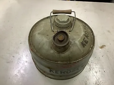 Old Vintage Kerosense Gas Oil Can Metal 2.5 Gallon ? • $24.99