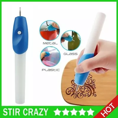 Electric Engraving Engraver Pen Carve DIY Tool For Jewelry Metal Glass AU Stock • $9.96