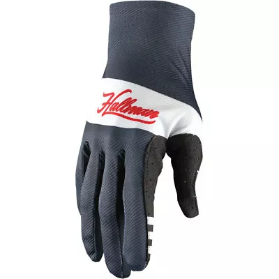 NEW Thor MX Hallman Mainstay Midnight/White Dirt Bike Gloves • $20
