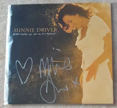 Hand Signed Minnie Driver - Everything I've Got In My Pocket - Promo CD Single • £19.99