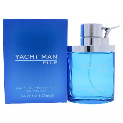 Yacht Man Blue By Myrurgia For Men - 3.4 Oz EDT Spray • $11.14