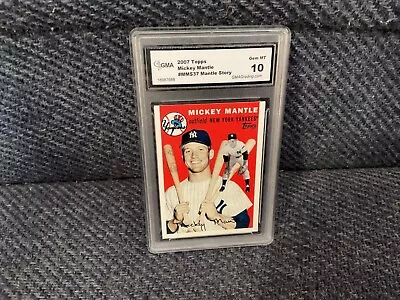 2007 Topps #mms37 Mickey Mantle Story Graded 10 • $45