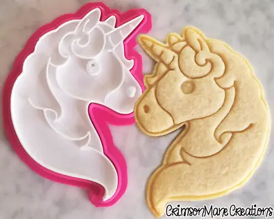 $10 • Buy Unicorn Emoji Cookie Cutter Biscuit Stamp DIY Baking Ceramics And Pottery 