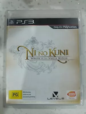 Ni No Kuni Wrath Of The White Witch + Manual - Sony PlayStation 3 PS3 VGC PAL • $12