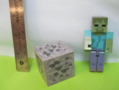 Minecraft Core Player Survival Pack Action Figure Cube Box & Action Figure Man • $7.99