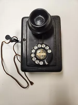 Vintage Western Electric Wall Mount Telephone Pre 1940 • $29.95