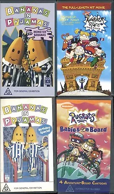 4Bananas In Pyjamas Monster Bananas Hard To Find 1994 VHS Tape (124d) • $29.80