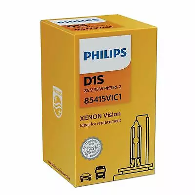 Philips Xenon Vision D1S Xenon HID Car Auto Headlamp Light Bulb 85415VIC1 SINGLE • $47.15