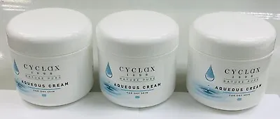 £6.99 • Buy 3x Cyclax Aqueous Cream Nature Pure For Dry Skin 300ml