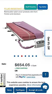 Drive 14027 Low Air Loss Mattress Replacement System - Dark Purple • $249