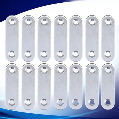  20 PCS Metal Plate With Holes Flat Bracket Steel Sheet Stainless • £8.98