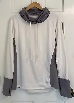 Marika Tek Dry Wik Performance Wear Long Sleeve Cowl Neck Active Top Pullover L • $11.99