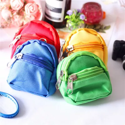 $4.99 • Buy 1x School Bag Dollhouse Miniature Shoulder Bag Backpack Decoration Accessories