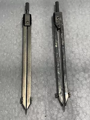 PICKETT Germany 1504 & TELEDYNE POST Japan - 6” Vintage Draft Compasses - 2 Lot • $25