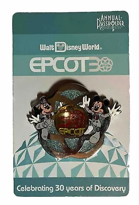Disney EPCOT 30th Anniversary Annual Passholder Pin Mickey And Minnie • $9.99