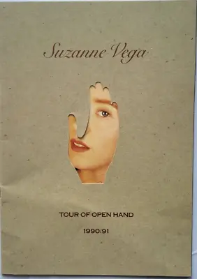£19.97 • Buy Suzanne Vega Tour Of The Open Mind 1990/91 Concert Program, Programme Tour Book