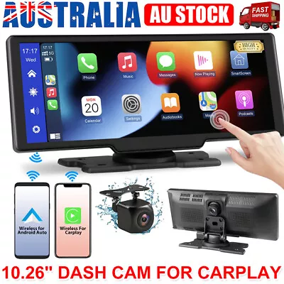 2.5K Touch Dash Camera Cam Dual Car Recorder For CarPlay Android Auto 1080P HD • $126.95