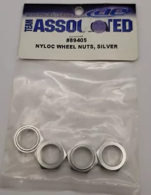 Team Associated Nyloc Wheel Nuts Silver SC8 1/8th Scale 4wd SCT 89405 • $44.43