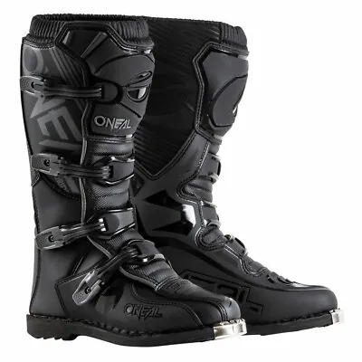 O'Neal Element Boots Off-Road MX Motocross Motorcycle Black Size: 11 • $129.99