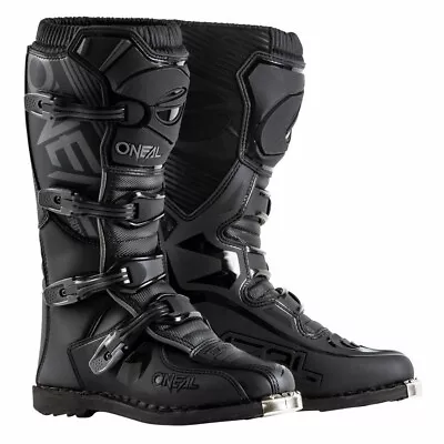 O'Neal Element Boots Off-Road MX Motocross Motorcycle Black Size: 12 • $129.99