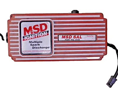 MSD 6 AL Ignition Spark Box P/n 6420 With 7000 Rev Limiter Like New • $275