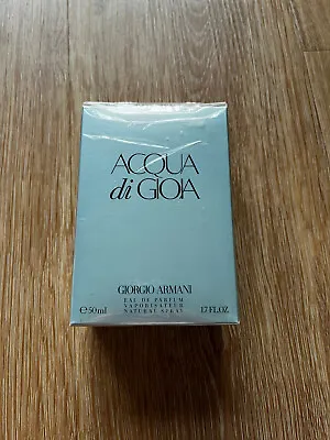 Giorgio Armani Acqua Di Gioia 50ml Edp Spray For Her - New & Boxed - Free P&p • £64.99