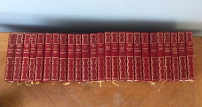 £100 • Buy Agatha Christie Collection 25 Heron Hardback Books - Faux Leather Gold Lettering