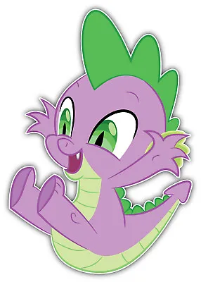 My Little Pony Spike The Dragon Cartoon Sticker Bumper Decal - ''SIZES'' • £4.04