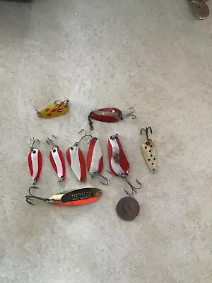 Vintage Fishing Spoon Lot Of 9 • $5