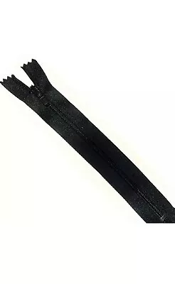£3.89 • Buy 27 Inch Black Nylon Open Ended Zip 