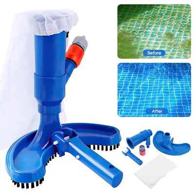 £12.99 • Buy Swimming Pool Vacuum Cleaner Brush Suction Head Kits Tub Spa Pond Cleaning Tool