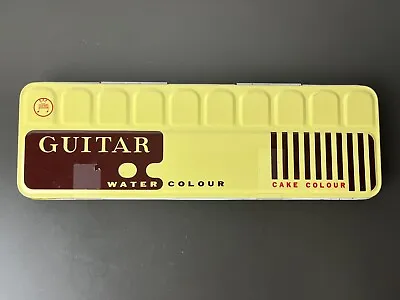 Vintage Guitar Watercolor Tin Paint Set • $29.99