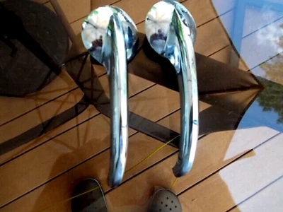 $15 • Buy Studebaker 1956 1957 1958 1959 1960 1961 1965- 1966 Door Handles/clips (2)