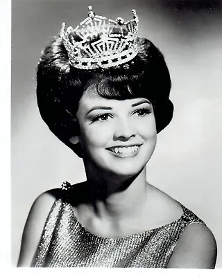 1968 Original Photo Miss Texas Beauty Winner Diane Hugghins Poses Wearing Crown • $15.88
